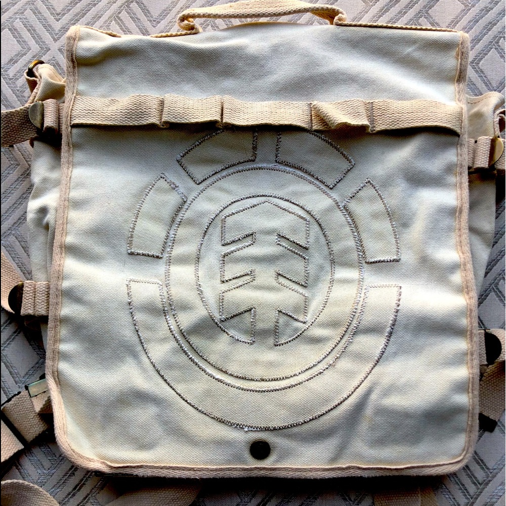 Element Backpack Messenger bag.